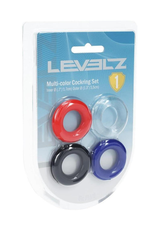 Colored C-rings (set of 4)