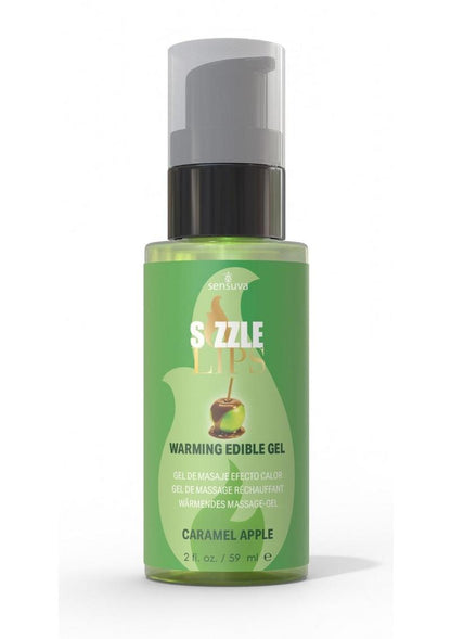 Sizzle Lips Warming Edible Gel  2 oz