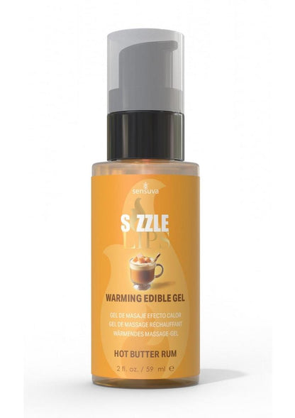 Sizzle Lips Warming Edible Gel  2 oz