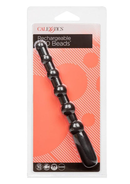 Anal Beads with rechargeable vibe - poseable - 7 in