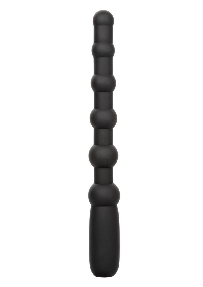 Anal Beads with rechargeable vibe - poseable - 7 in
