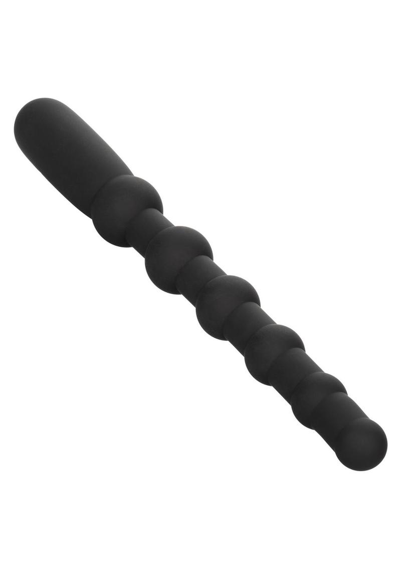 Anal Beads with rechargeable vibe - poseable - 7 in
