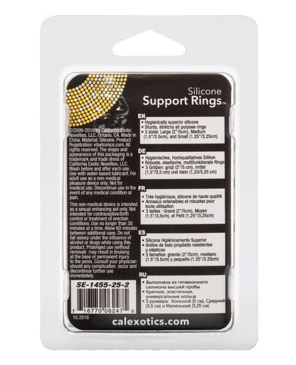 Silicone Support Rings (C-Rings)- Black