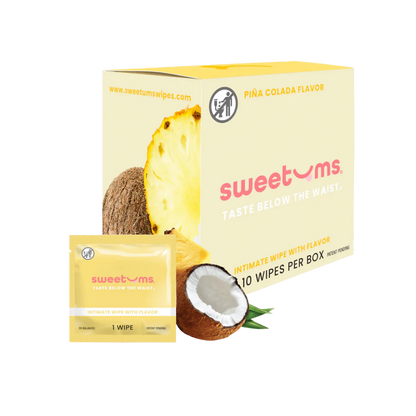 Sweetums Flavored Intimate Wipes