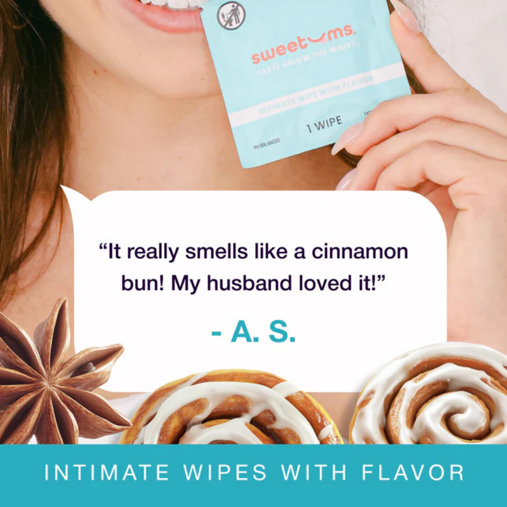 Sweetums Flavored Intimate Wipes