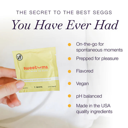 Sweetums Flavored Intimate Wipes