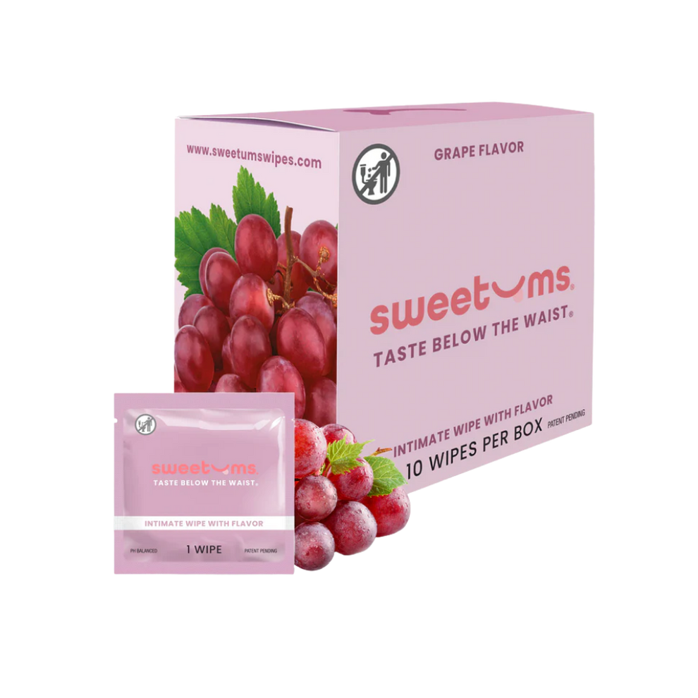Sweetums Flavored Intimate Wipes